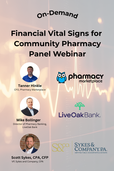 Financial Vital Signs for Community Pharmacy